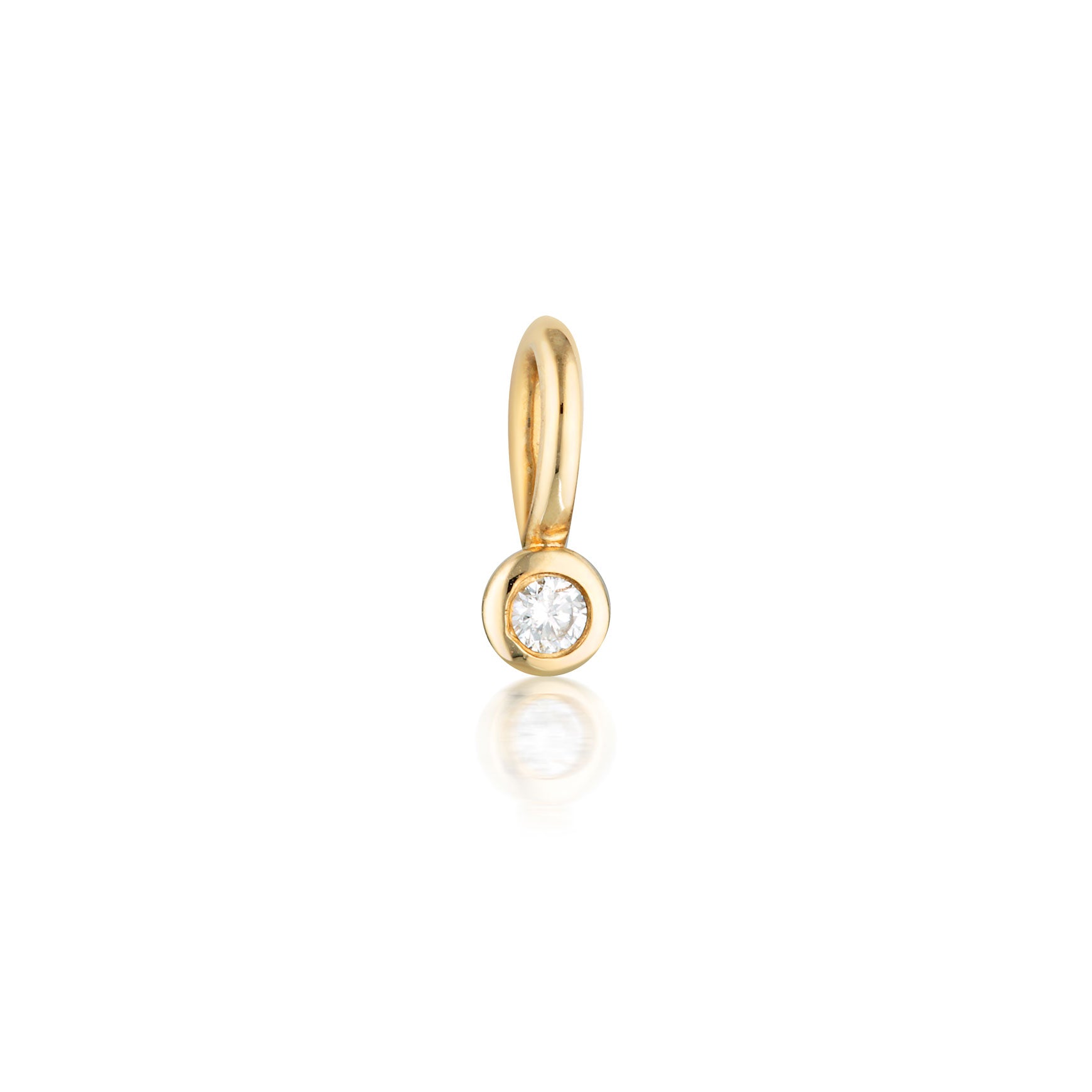 14k gold and Diamond charm discount