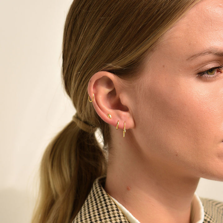 Hook stud earrings store