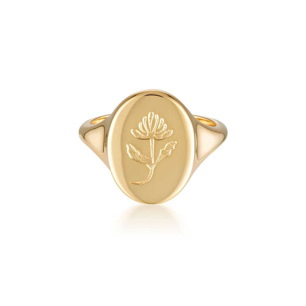 Waratah Signet Ring