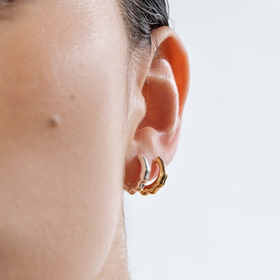 Apex Huggie Earrings