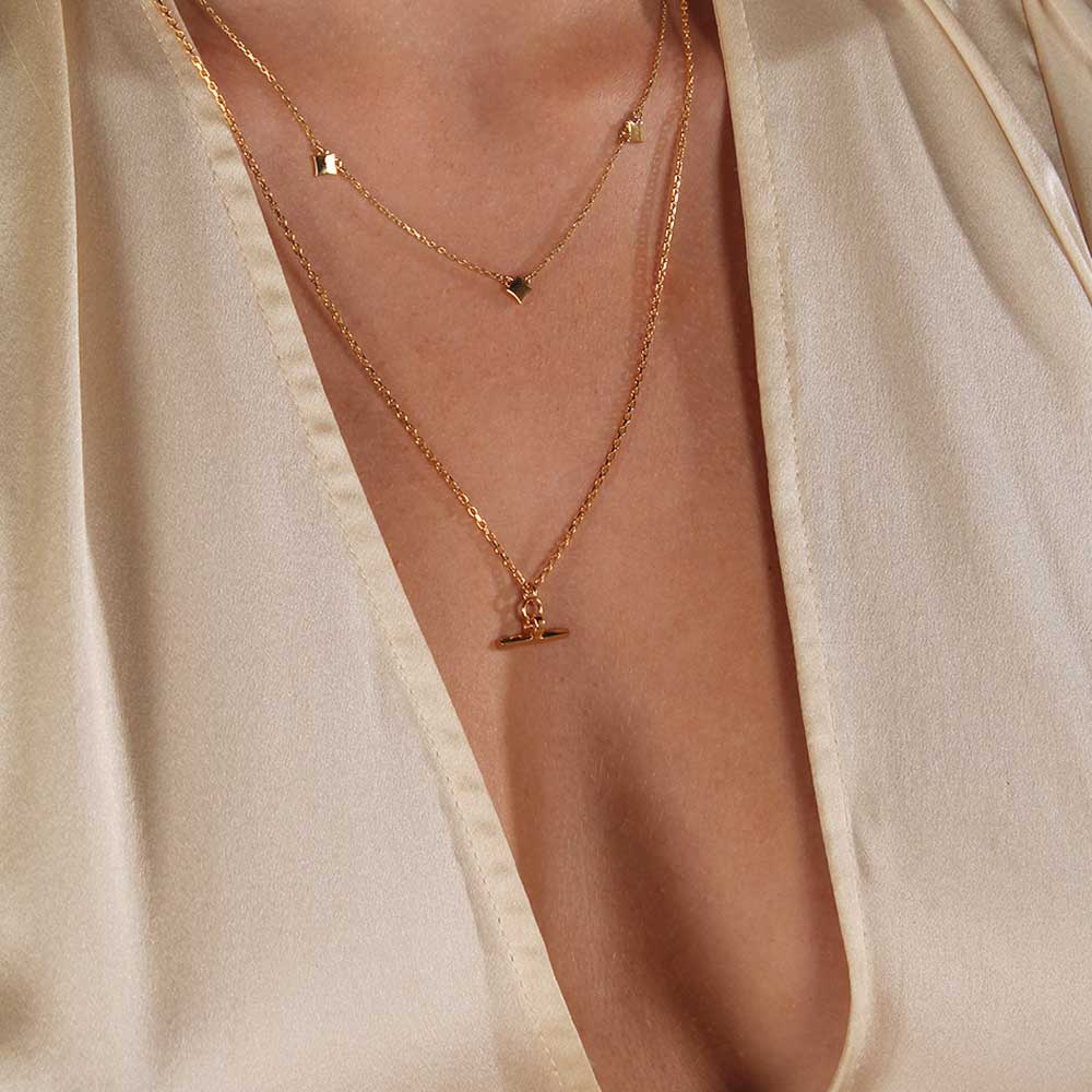 Valentina T-Bar Necklace