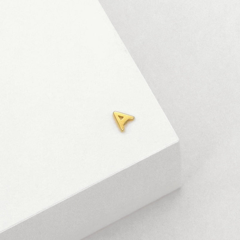 Letter earrings studs australia deals