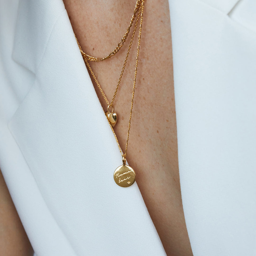 Mama bear necklace gold deals